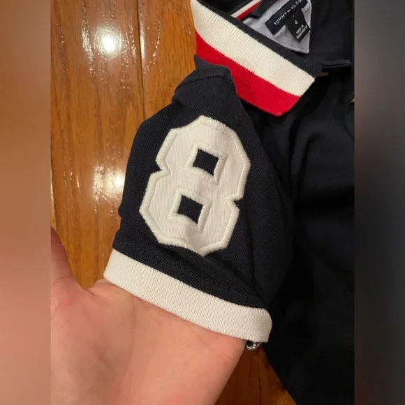 Tommy Hilfiger Collared Polo Shirt Size 4 - Picture 2 of 5